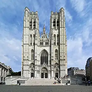 The western facade