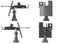 2 cm Flak C38 in a M43U Zwilling mount with short folding shield.