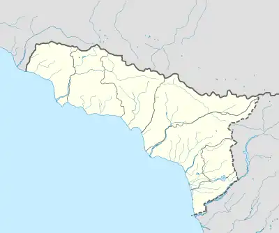 Tkvarcheli is located in Abkhazia