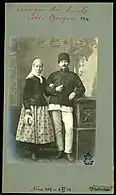 Csángó family from Săcele