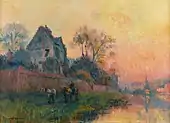 Bords de Seine à Chatou, oil on canvas, 46.4 by 65.1 cm (18.25 by 25.6 in)