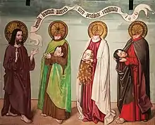 Die Zürcher Stadtheiligen Felix, Regula und Exuperantius (1506)