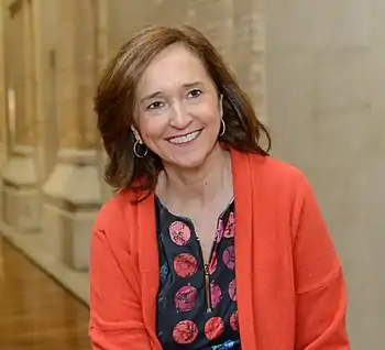Image 6Ana Santos AramburoPhotograph credit: Biblioteca Nacional de EspañaAna Santos Aramburo (born 1957) has been the director of the National Library of Spain since February 2013. Having received a degree in geography and history from the University of Zaragoza in Spain, she has spent much of her career working at the Complutense University of Madrid, first at the library of the Faculty of Economics and Business Sciences, and later serving as deputy director of the university library. Later she served as Director of the Historical Library Marquis of Valdecilla, General Director of Libraries and Archives of the City of Madrid, and Director of Cultural Action at the National Library. This photograph of Santos shows her at the headquarters of the National Library of Spain in Madrid.More selected pictures