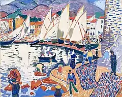 André Derain, 1905, Le séchage des voiles (The Drying Sails), Pushkin Museum