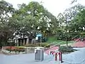 Air raid shelter, King Edward Park, and the start of Jacob's Ladder, 2019