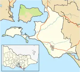 Silverleaves is located in Bass Coast Shire