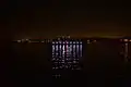 Balboa Island Ferry at night