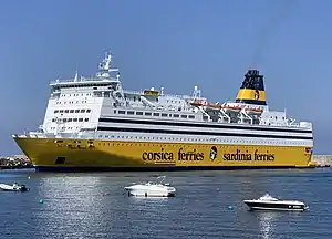 M/S Mega Regina at Ile Rousse