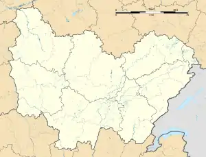 Sevrey is located in Bourgogne-Franche-Comté
