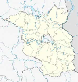 Cottbus  is located in Brandenburg
