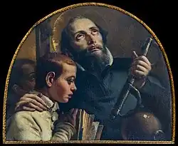 Painting of Saint Gerolamo Emiliani by Giandomenico Tiepolo