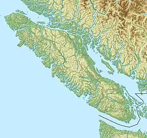 Mount Prevost is located in Vancouver Island