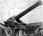 Canon de 120 mm L modèle 1878 sur_affût-truck Peigné-Canet mle 1897
