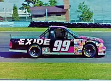 The No. 99 Ford NASCAR racing truck from 1997