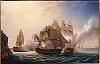 Romulus, later razeed into the 58-gun Guerrière (1821)
