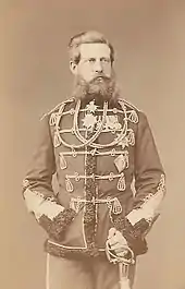 Frederick III as crown prince, by Sergei Lvovich Levitsky 1870 (The Di Rocco Wieler Private Collection, Toronto, Canada)