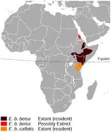 Map of range