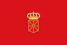 Flag of the autonomous community of Navarre