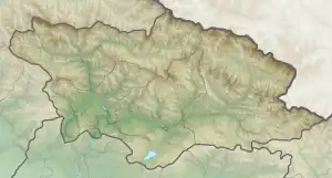Burchula is located in Racha-Lechkhumi and Kvemo Svaneti