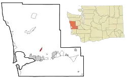 Location of Aberdeen Gardens, Washington