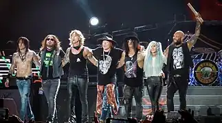 Guns N' Roses at the Not in This Lifetime... Tour