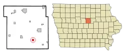 Location of New Providence, Iowa