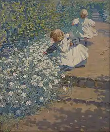 Picking Flowers, c. 1912, oil on canvas, 94 x 78.8 cm