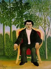 Henri Rousseau, 1909, Portrait of Joseph Brummer, oil on canvas, 116 x 88.5 cm (45.7 x 34.8 in), private collection