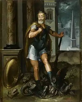 Portrait d'Henri IV en Hercule terrassant l'hydre de Lerne, c. 1600, Louvre Museum