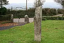 The inscribed stone at South Hill