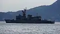 JS Kurobe at Kure Naval Base on 15 September 2014.