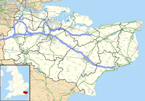 Ebbsfleet Valley is located in Kent