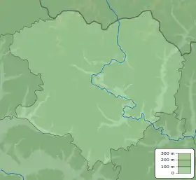 Derhachi is located in Kharkiv Oblast
