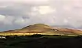 Knock of Luce (Knock Fell), view of Fort location from Mull of Sinniness