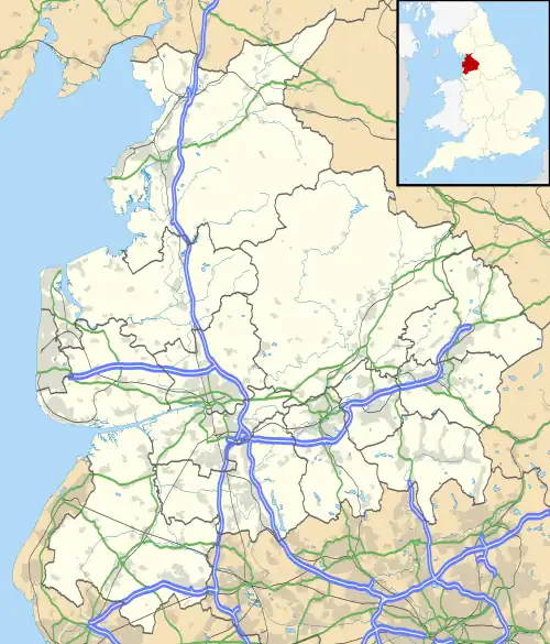 Morecambe is located in Lancashire