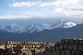 Mountain peaks around Leh