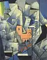 Le bar du port. Signed, inscribed and dated Marcoussis Banyuls 1913. Oil on canvas, 80.8 x 65 cm