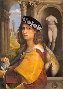 Domenico Capriolo. Man in a Fur