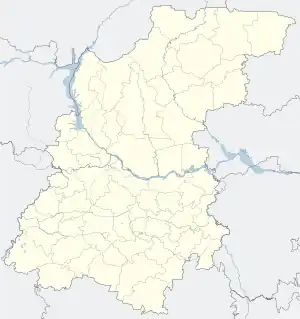 2014 Winter Olympics torch relay is located in Nizhny Novgorod Oblast