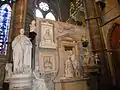 Poets' Corner, Westminster Abbey, with the Shakespeare memorial
