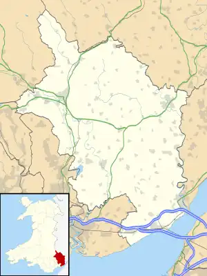 Llantilio Pertholey is located in Monmouthshire