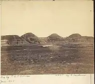 Interior view of the first three Traverses of the Northwest salient adjoing the River road