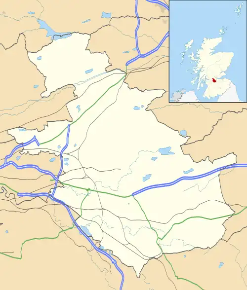 Cardowan is located in North Lanarkshire