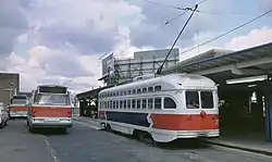 Olney Terminal in 1984 with All-Electric PCC 2117