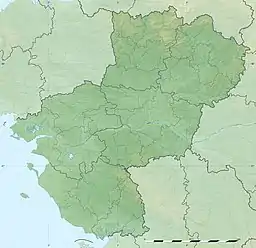 Èvre is located in Pays de la Loire