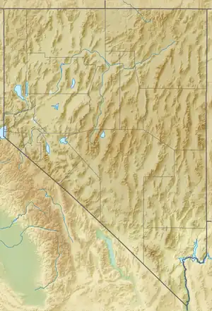 Paradise is located in Nevada