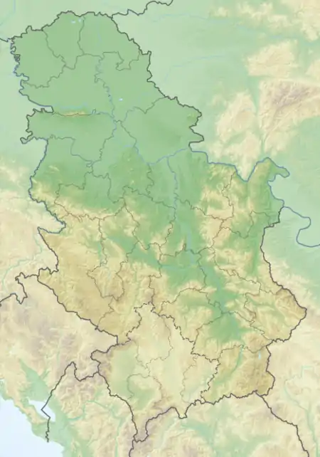 Goč is located in Serbia