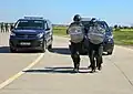 Romanian Gendarms during exercise Swift Response 21.