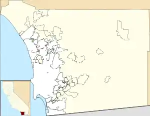 Agua Caliente County Park is located in San Diego County, California