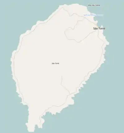 Java is located in São Tomé